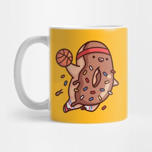 Brown Dunkin Donut with sprinkles Mug